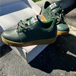 Bape Shoe with Olive and tan- Bape